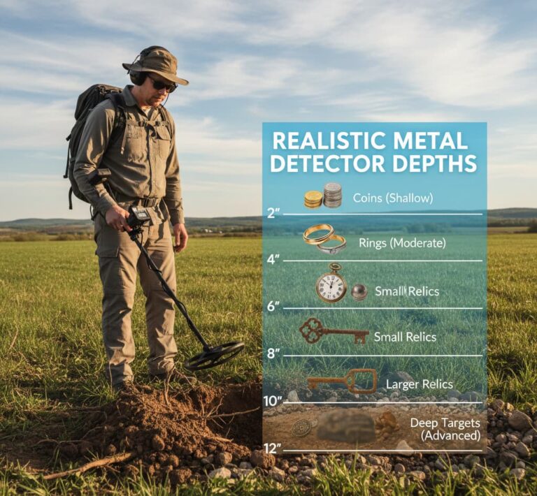 How Deep Can a Metal Detector Really Detect? Beginner Guide